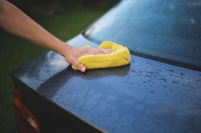 Washing a car